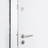 vidaXL Front Door White 90x200 cm Aluminium