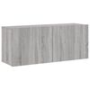 vidaXL 5 Piece TV Wall Cabinets Grey Sonoma Engineered Wood