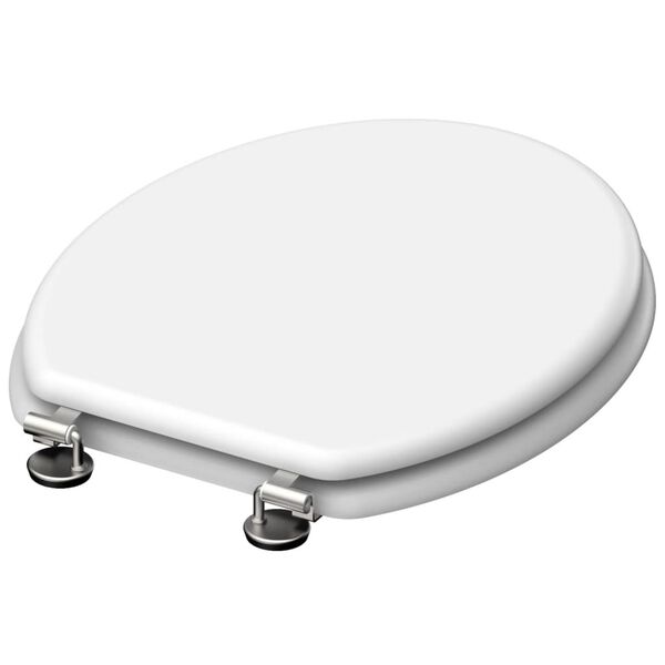 SCH&Uuml;TTE Toilet Seat WHITE Wood Core