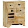 vidaXL Chest of Drawers 60x30x75 cm Solid Mango Wood