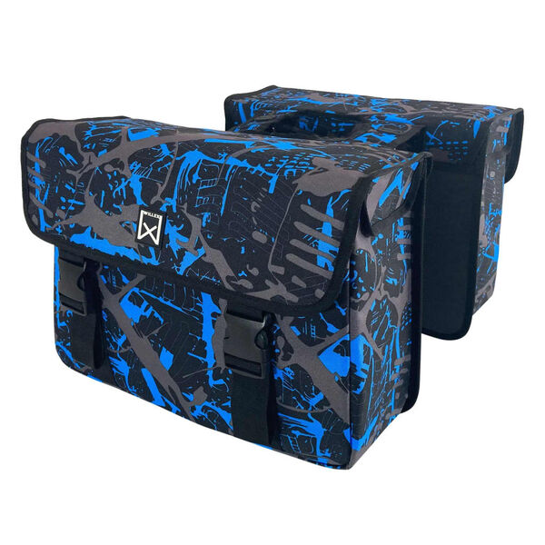 Willex Bicycle Panniers Ice 34 L Blue and Black