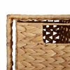 vidaXL Storage Unit with 5 Baskets 25.5x37x100 cm Water Hyacinth