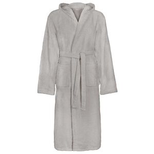 vidaXL Bathrobe KINN Grey L Cotton
