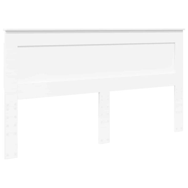 vidaXL Headboard with Headboard White 200 cm Engineered Wood