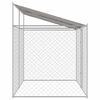 vidaXL Dog Cage Silver 400 x 200 x 256 cm Galvanised Steel