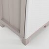 vidaXL Storage Cabinet with 2 Doors 68x37.5x91.5 cm Light Grey and Beige