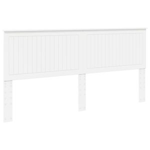 vidaXL Headboard with Headboard White 200 cm Engineered wood