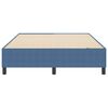 vidaXL Platform Bed Frame Blue 160 x 200 cm Fabric