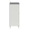 vidaXL Sideboard with Chalkboard Grey and White 80 x 40 x 110 cm