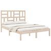 vidaXL Bed Frame without Mattress Solid Wood 120x200 cm
