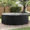 vidaXL Outdoor Furniture Cover Black 279 x 279 x 71 cm 600D fabric