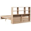 vidaXL Bookcase Bed without Mattress 120x200cm Solid Wood Pine