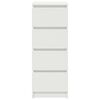 vidaXL Sideboard White 37.5x35x99 cm Engineered Wood