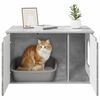 vidaXL Cat House Concerte 85 x 55 x 50.5 cm Engineered Wood