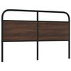 vidaXL Replace Headboard Brown Oak 160 cm Steel and Engineered Wood