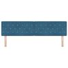vidaXL Headboard with Headboard Dark Blue 180 cm Faux Leather