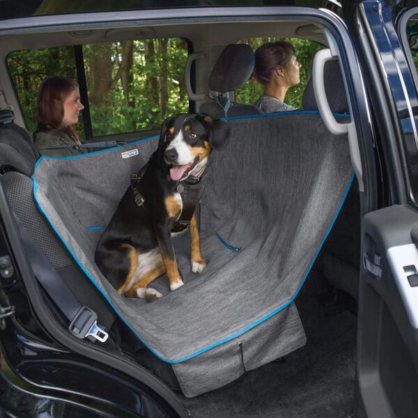 Kurgo Dog Hammock for Half Back Seat Heather Grey