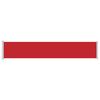 vidaXL Patio Retractable Side Awning 117x600 cm Red