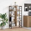 vidaXL Bookshelf Artisan Oak 82 x 32 x 144.5 cm Engineered Wood