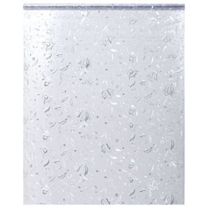 vidaXL Window Film Frosted Flower Pattern 45x500 cm PVC
