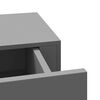 vidaXL Wall-mounted Drawer Shelf Grey 60x23.5x10cm MDF