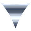 vidaXL Sun Shade Sail Blue and White 3.6 x 3.6 x 3.6 m