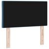vidaXL Headboard Height Adjustable Dark blue 80 cm Velvet