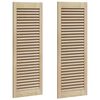 vidaXL Cabinet Door 2 pcs Natural 110 x 2.1 x 39.5 cm Solid Pine Wood