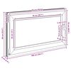 vidaXL Basement Window RISOR 100x60 cm Tilt&Turn DIN Left White