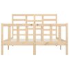 vidaXL Bed Frame without Mattress 160x200 cm Solid Wood Pine