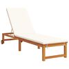 vidaXL Sun Lounger 3 pcs Brown 35 x 35 x 34cm Solid Acacia wood