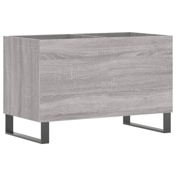 vidaXL Record Cabinet Grey Sonoma 74.5x38x48 cm Engineered Wood