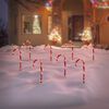 Ambiance Christmas Candy Cane Lights Set 8 Piece