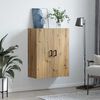 vidaXL Wall Cabinet Artisan Oak 69.5 x 34 x 90 cm Engineered Wood