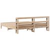 vidaXL Bed Frame without Mattress 180x200 cm Super King Solid Wood Pine
