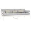 vidaXL Day Bed without Mattress White Solid Wood Pine 80x200 cm