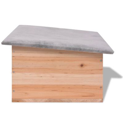 vidaXL Hedgehog House 45x33x22 cm Wood