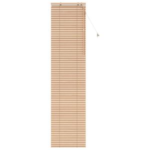 vidaXL Venetian Blind Oak Look 55 x 250 cm 35 mm Solid Paulownia Wood