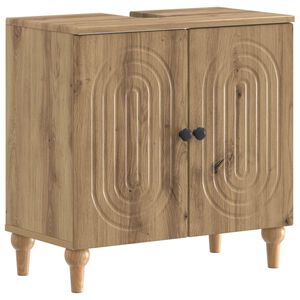 vidaXL Bathroom Sink Cabinet ALKMAAR Artisan Oak 59.5 x 31.5x 59 cm