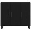vidaXL Sideboard Black Oak 90 x 34 x 80 cm Engineered Wood