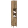vidaXL Bathroom Cabinet Artisan Oak 30x30x190 cm Engineered Wood