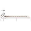vidaXL Bed Frame without Mattress White 90x200 cm Solid Wood Pine