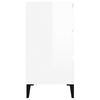 vidaXL Sideboard High Gloss White 60x35x70 cm Engineered Wood