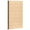 vidaXL CD Cabinet Brown Oak 102x23x177,5 cm Engineered Wood