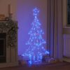 vidaXL Christmas Tree with 160 LEDs Blue 150 cm Acrylic