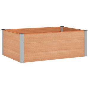 vidaXL Garden Raised Bed Brown 150 x 100 x 54 cm