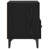 vidaXL Bedside Cabinet with Drawer 2 pcs Black oak 40 x 35 x 47.5 cm