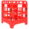 vidaXL Traffic Barriers 4 pcs Red 75x75x100 cm