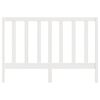 vidaXL Bed Headboard White 166x4x100 cm Solid Wood Pine