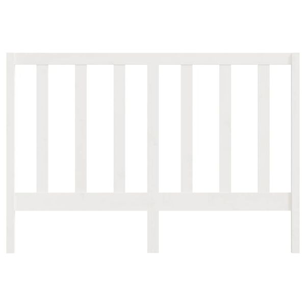 vidaXL Bed Headboard White 166x4x100 cm Solid Wood Pine
